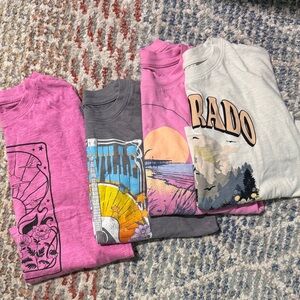 SO Colorful Graphic T-Shirts Set